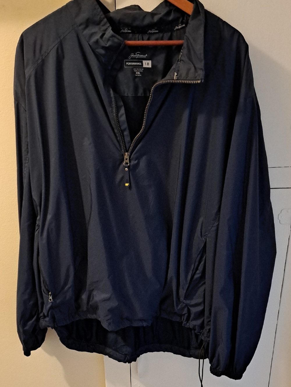 Jack Nicklaus Performance Navy Half-Zip Pullover